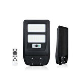 Güneş Enerjili 200W LED Projektör - Sensörlü, IP65 Su Geçirmez Beyaz Işık + Uzaktan Kumandalı