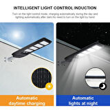 400W Güneş Enerjili Dış Mekan Aydınlatma - Beyaz Işık, Uzaktan Kumandalı, IP65 Su Geçirmez