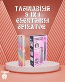 Paslanmaz Çelik Bıçaklı USB Epilatör - Kaş Üst Dudak ve Çene Tüy Temizleyici