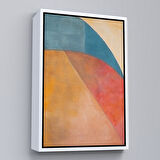 Siyah Çerçeveli Soft İskandinav Soyut Şekiller Tablosu