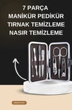 Manikür Pedikür Seti İkili Set El ve Ayak Bakımı Nasır Temizleme Protez Tırnak Çıkarma