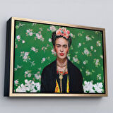 Beyaz Çerçeveli Ünlü Ressam Kanvas Tablo