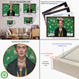 Beyaz Çerçeveli Ünlü Ressam Kanvas Tablo