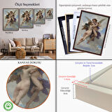 Beyaz Çerçeveli William Adolphe Bouguereau tarafından 1890 Yılında Yapılmış Kanvas Tablo