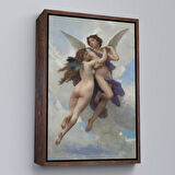 Kahverengi Çerçeveli William Adolphe Bouguereau tarafından 1890 Yılında Yapılmış Kanvas Tablo