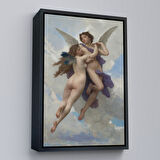 Siyah Çerçeveli William Adolphe Bouguereau tarafından 1890 Yılında Yapılmış Kanvas Tablo