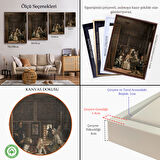 Altın Çerçeveli Las Meninas-Diego Velázquez Klasik Sanat Kanvas Tablo