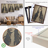 Beyaz Çerçeveli William Mortensen Circe Bir Sihir Tanrıçasıdır Kanvas Tablo