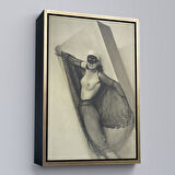 Altın Çerçeveli Büyücüde Tanrıça, Rahibe, Cadı ve Votaress Arketipleri (1926) Kanvas Tablo