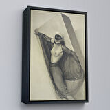 Altın Çerçeveli Büyücüde Tanrıça, Rahibe, Cadı ve Votaress Arketipleri (1926) Kanvas Tablo