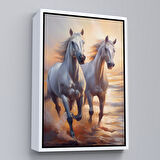 Altın Çerçeveli Denizde Koşan Atlar Tablosu