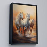 Altın Çerçeveli Denizde Koşan Atlar Tablosu