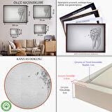 Beyaz Çerçeveli Diş Kliniği Duvar Tablosu, Çürüyen Diş, Diş Hekimi Tablo