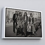 Altın Çerçeveli Led Zeppelin Efsanesinin Arabası John Bonham Kanvas Tablo