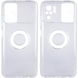 Ally Xiaomi Redmi Note 10 - 10s Kılıf Sürgülü Kamera Lens Korumalı Yüzük Standlı Silikon Kılıf-(5775)