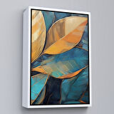 Siyah Çerçeveli Renkli Yaprak Tablosu