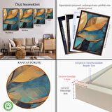 Siyah Çerçeveli Renkli Yaprak Tablosu