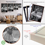 Beyaz Çerçeveli Beyonce Umrumda Değil Haraketi Duvar Tablosu