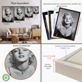 Siyah Çerçeveli Marilyn Monroe Tablosu