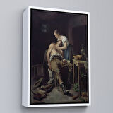 Altın Çerçeveli Henry Jones Thaddeus Yaralı Kaçak Avcı (1881) Duvar Tablosu