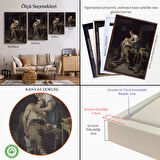 Altın Çerçeveli Henry Jones Thaddeus Yaralı Kaçak Avcı (1881) Duvar Tablosu