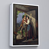 Siyah Çerçeveli Carl Friedrich Moritz Müller Dresden 1807-1865 Münih, Andreas Hofer Vedası Tablosu