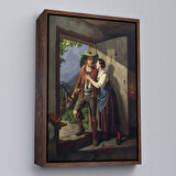 Siyah Çerçeveli Carl Friedrich Moritz Müller Dresden 1807-1865 Münih, Andreas Hofer Vedası Tablosu