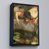 Altın Çerçeveli Yankı ve Nergis Ayrıntı Tablosu, John William Waterhouse