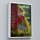 Kahverengi Çerçeveli Michelle Murray Amerika Köylüsü Duvar Tablosu