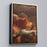 Siyah Çerçeveli Merhametsiz Kadın Duvar Tablosu