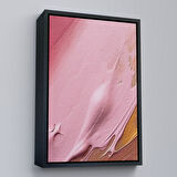 Siyah Çerçeveli Yağlıboya Görünümlü Modern Tablo