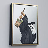 Beyaz Çerçeveli Günümüz Patronları, Sermaye Sahipleri Dekoratif Duvar Tablosu