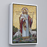 Beyaz Çerçeveli Cennetin ve Sonsuzluğun Yeşil Otlakları Duvar Tablosu, Büyük Gregory