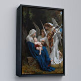 Altın Çerçeveli Song of the Angels, Meleklerin Şarkısı Dekoratif Duvar Tablosu