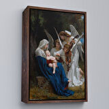 Altın Çerçeveli Song of the Angels, Meleklerin Şarkısı Dekoratif Duvar Tablosu