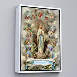 Siyah Çerçeveli Hristiyan Doğum Duvar Tablosu