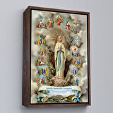 Siyah Çerçeveli Hristiyan Doğum Duvar Tablosu