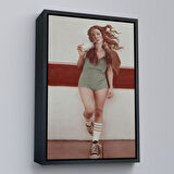 Beyaz Çerçeveli Günümüz Modern Venüsü Dekoratif Duvar Tablosu