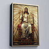 Altın Çerçeveli Hz İsa Tablosu, Long live Christ the King