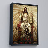 Altın Çerçeveli Hz İsa Tablosu, Long live Christ the King