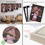 Siyah Çerçeveli Rock Sanatcısı Prince Dekoratif Duvar Tablosu