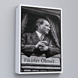 Altın Çerçeveli Atatürk'ün Doğu Ekspresinde Fotoğrafı Duvar Tablosu