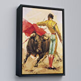 Altın Çerçeveli İspanyol Matador Duvar Tablosu