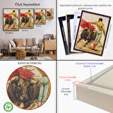 Altın Çerçeveli İspanyol Matador Duvar Tablosu