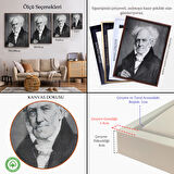 Altın Çerçeveli Arthur Schopenhauer Tablosu