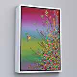 Altın Çerçeveli Gizli Bahçe Dekoatif Duvar Tablosu