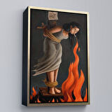 Beyaz Çerçeveli Soğukanlılığını Koru Başlıklı Motivasyon Tablosu