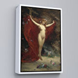 Beyaz Çerçeveli Carolus Duran Vizyon Dekoratif Duvar Tablosu