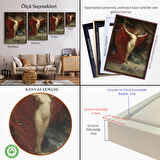 Beyaz Çerçeveli Carolus Duran Vizyon Dekoratif Duvar Tablosu