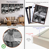 Kahverengi Çerçeveli Rihanna Orta Parmak İşareti Tablosu, Fuck You